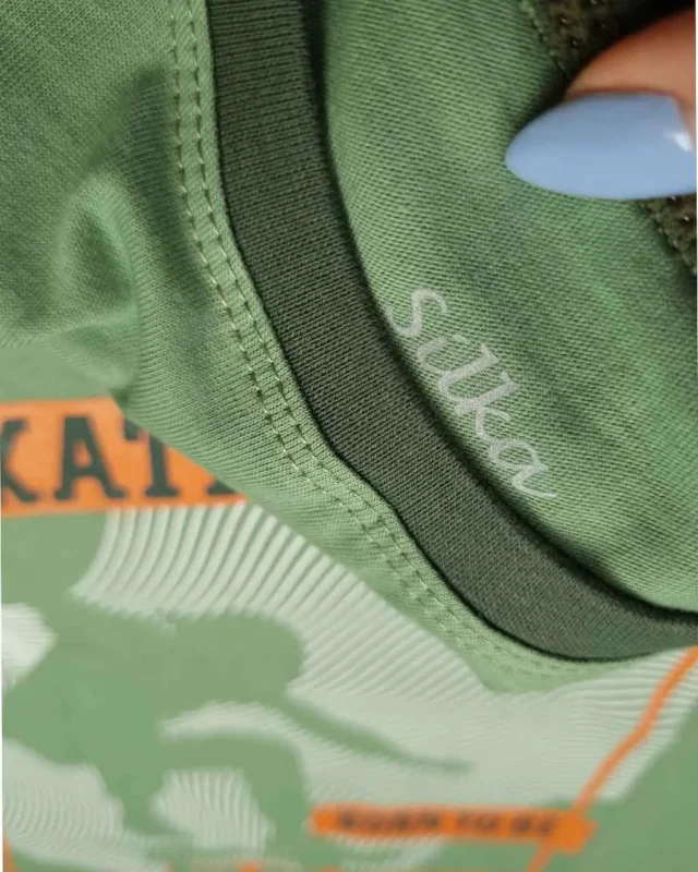 ست راحتی پسرانه نخی اسکیتر سیلکا