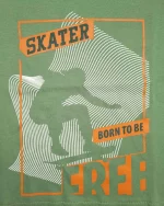 ست راحتی پسرانه نخی اسکیتر سیلکا