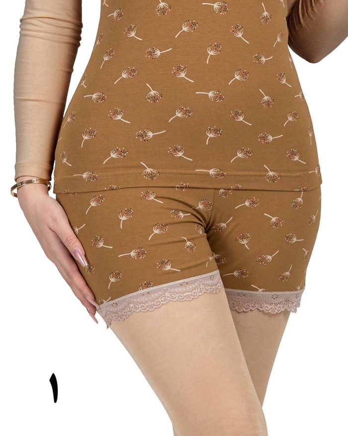 شورتک زنانه چاپی اوت لت