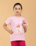 ست راحتی دخترانه توت فرنگی سیلکا