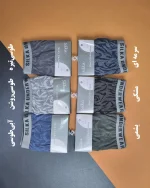 شورت مردانه نیم پا طرح مواج سیلکا