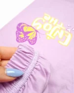 ست راحتی دخترانه نیم آستین little سیلکا