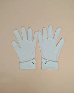 دستکش زنانه نخ استریچ پاپیون‌دار سیلکا