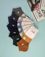 جوراب مردانه مچی راه راه polo
