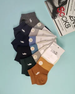جوراب مردانه مچی راه راه polo