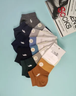 جوراب مردانه مچی راه راه polo