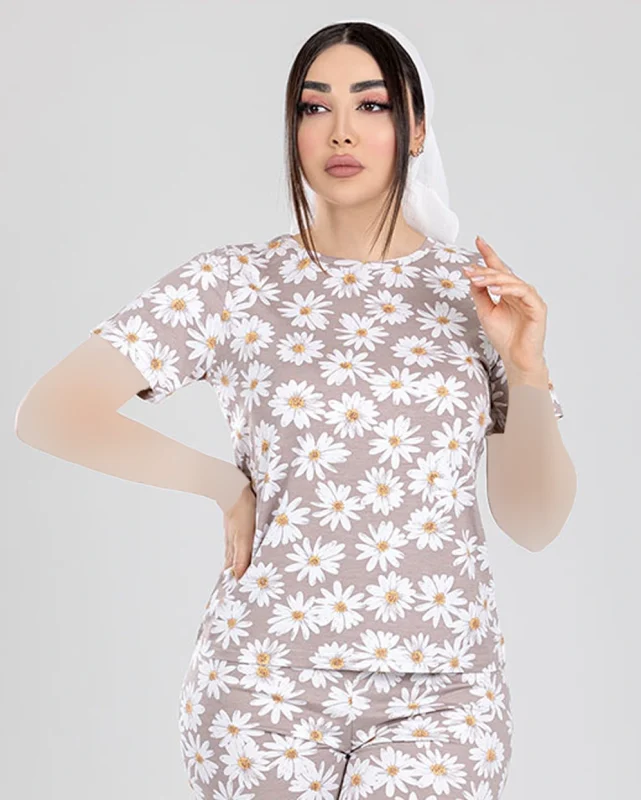 تیشرت زنانه نخی طرح طناز اوت لت سیلکا