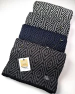 شال گردن مردانه بافت سیلکا طرح آریاراد