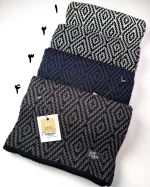 شال گردن مردانه بافت سیلکا طرح آریاراد