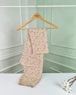 شلوار نخی راحتی زنانه گلپر