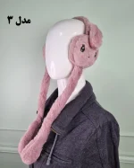 گوشگیر بچهگانه پمپی طرح خرگوش