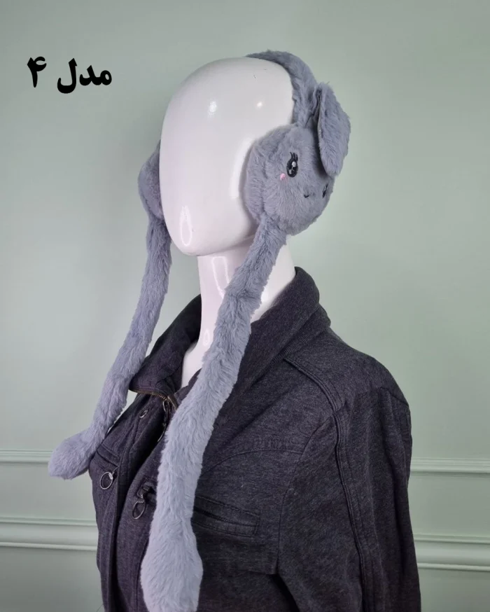 گوش‌گیر بچه‌گانه پمپی طرح خرگوش