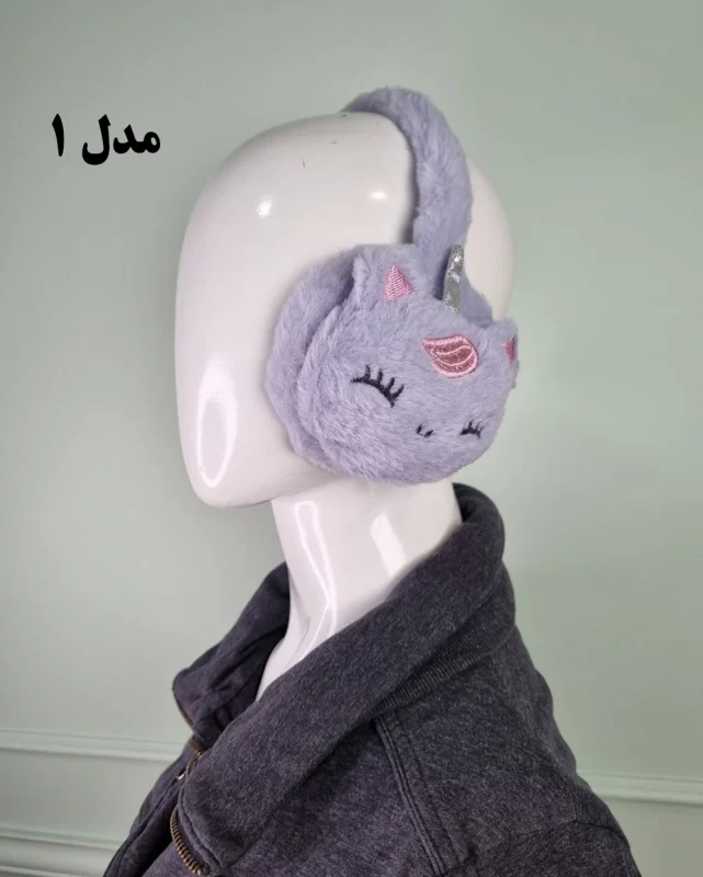 گوشگیر بچه‌گانه زمستانی طرح یونیکورن