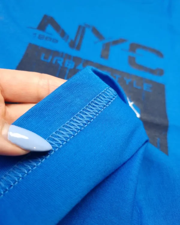ست راحتی پسرانه نخی طرح  nyc