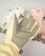 دستکش بچه‌گانه شمعی ضدآب توکرکی طرح خرس