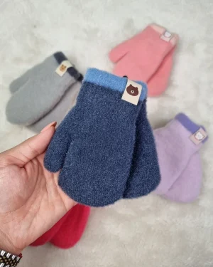 دستکش بچه‌گانه تک انگشتی بافت موهر فانتزی مدل گاندولف