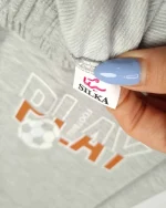 ست راحتی پسرانه نخی طرح فوتبال سیلکا