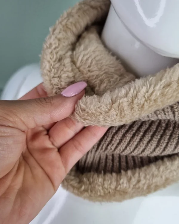 شال و کلاه گردنی توخز سیلکا طرح برنا