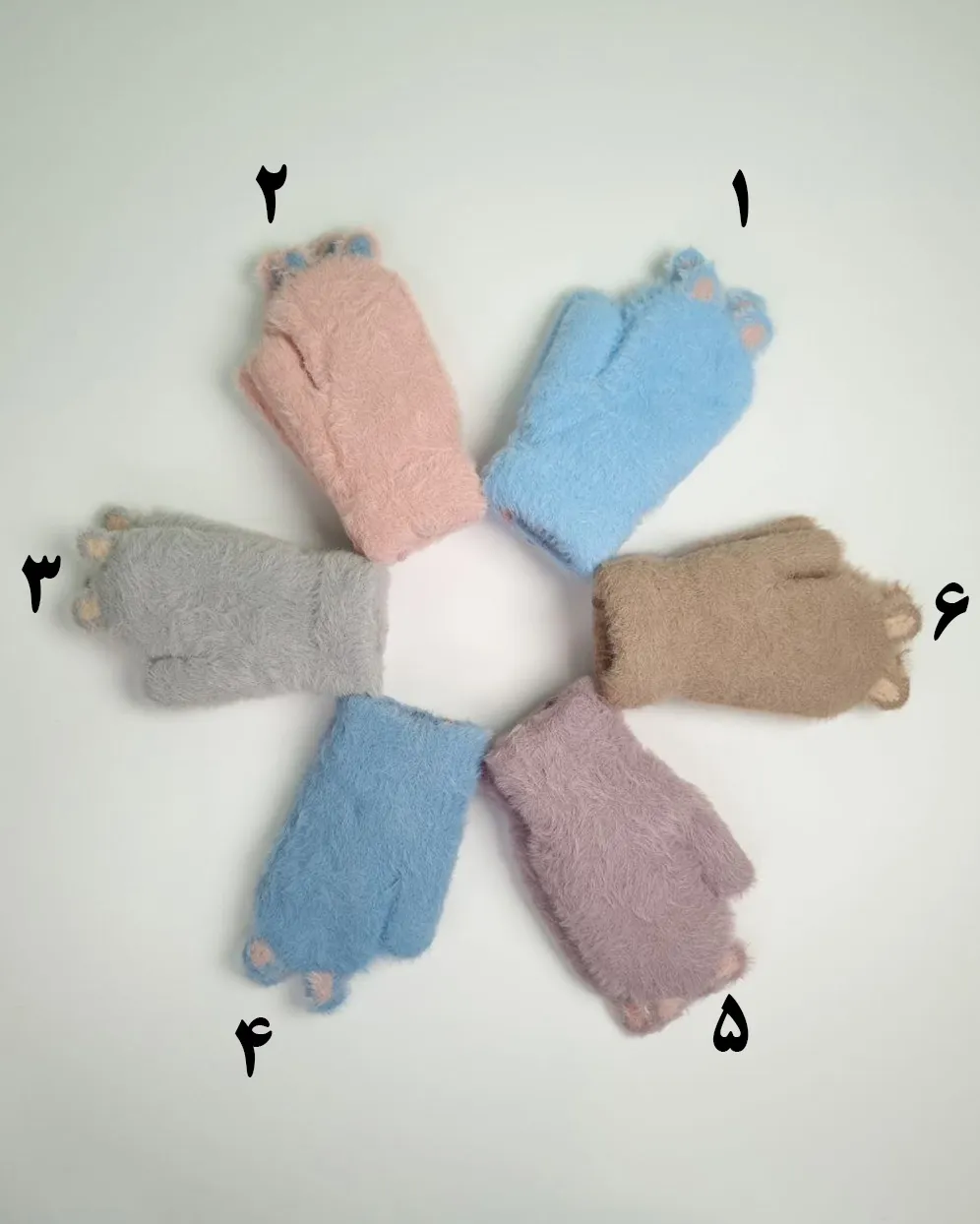 takangoshti model gorbe-08-d (2)_11zon دستکش بچهگانه تک انگشتی بافت موهر فانتزی مدل گربه