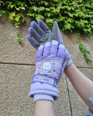 دستکش بچه‌گانه شمعی ضدآب توکرکی طرح برفی