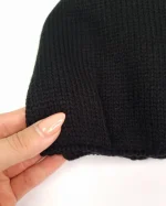 کلاه بافت کلاسیک مشکی