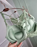 ست شورت و سوتین گیپور هارنس دار leen