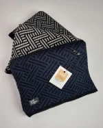 شال گردن مردانه بافت سیلکا طرح هیراد