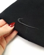 کلاه بافت مردانه سیلکا مدل Nike گلدوزی