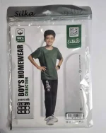 ست لباس راحتی پسرانه سیلکا طرح Adidas band