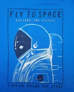 ست راحتی پسرانه آستین دار نخی طرح astronot