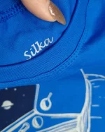 ست راحتی پسرانه آستین دار نخی طرح astronot