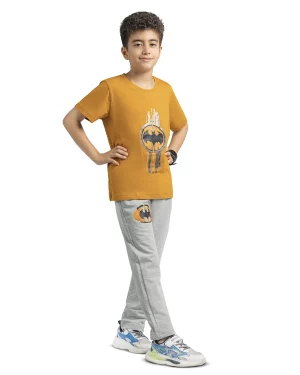 ست لباس راحتی پسرانه سیلکا طرح brave