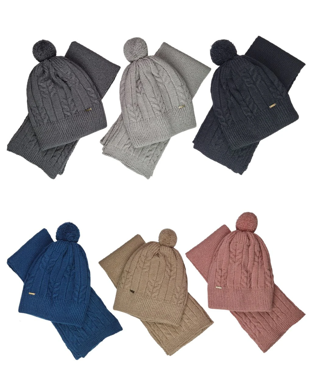 shal kolah kian-09-z (2) شال و کلاه زمستانی زنانه دو لایه سیلکا مدل کیان