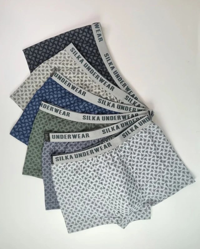 شورت نیم پا مردانه نخ پنبه طرحدار کش از رو اوت لت