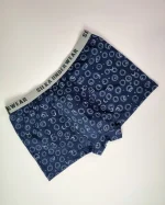 شورت نیم پا مردانه نخ پنبه طرحدار کش از رو اوت لت