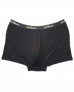 شورت مردانه پنبه نیم‌پا سیلکا کش از رو مشکی