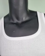 زیرپوش رکابی مردانه کبریتی سیلکا سفید فری‌سایز