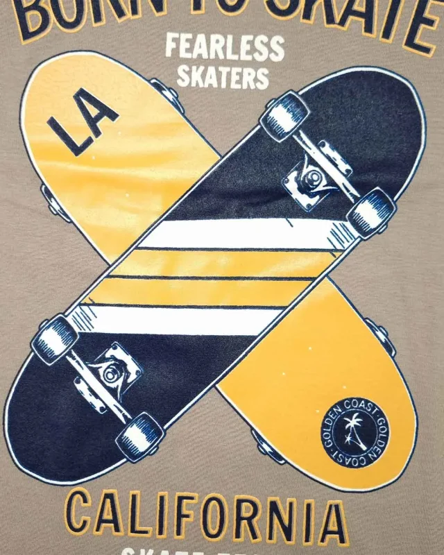 ست راحتی پسرانه نخی سیلکا طرح born