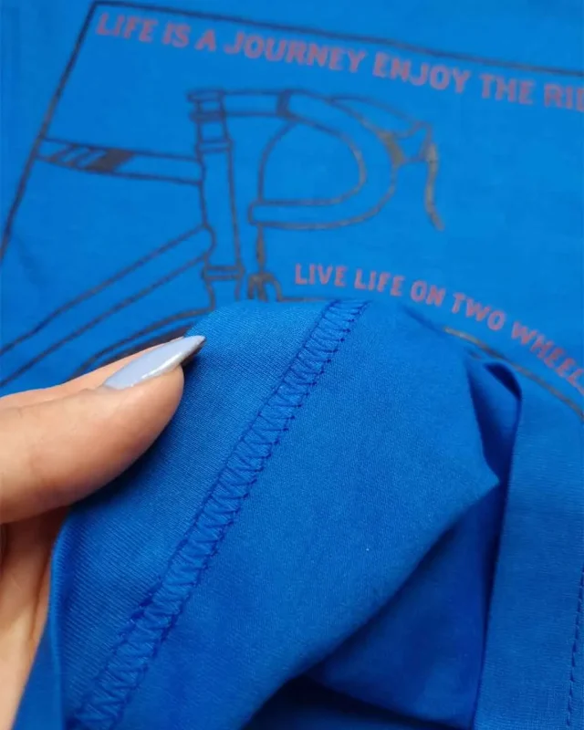 ست راحتی پسرانه آستین دار نخی طرح چرخ سیلکا