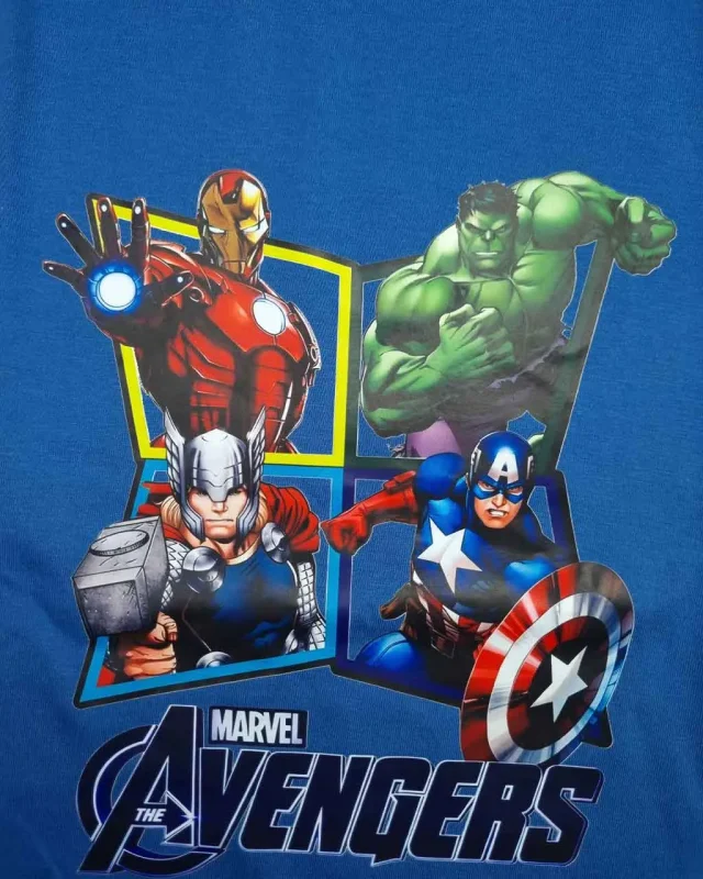 ست راحتی پسرانه آستین بلند پنبه طرح قهرمان