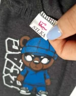 ست راحتی پسرانه تدی کاربنی برند سیلکا