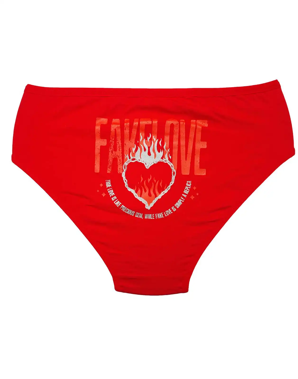 1 شورت پشت چاپ زنانه نخی I love you (کپی)