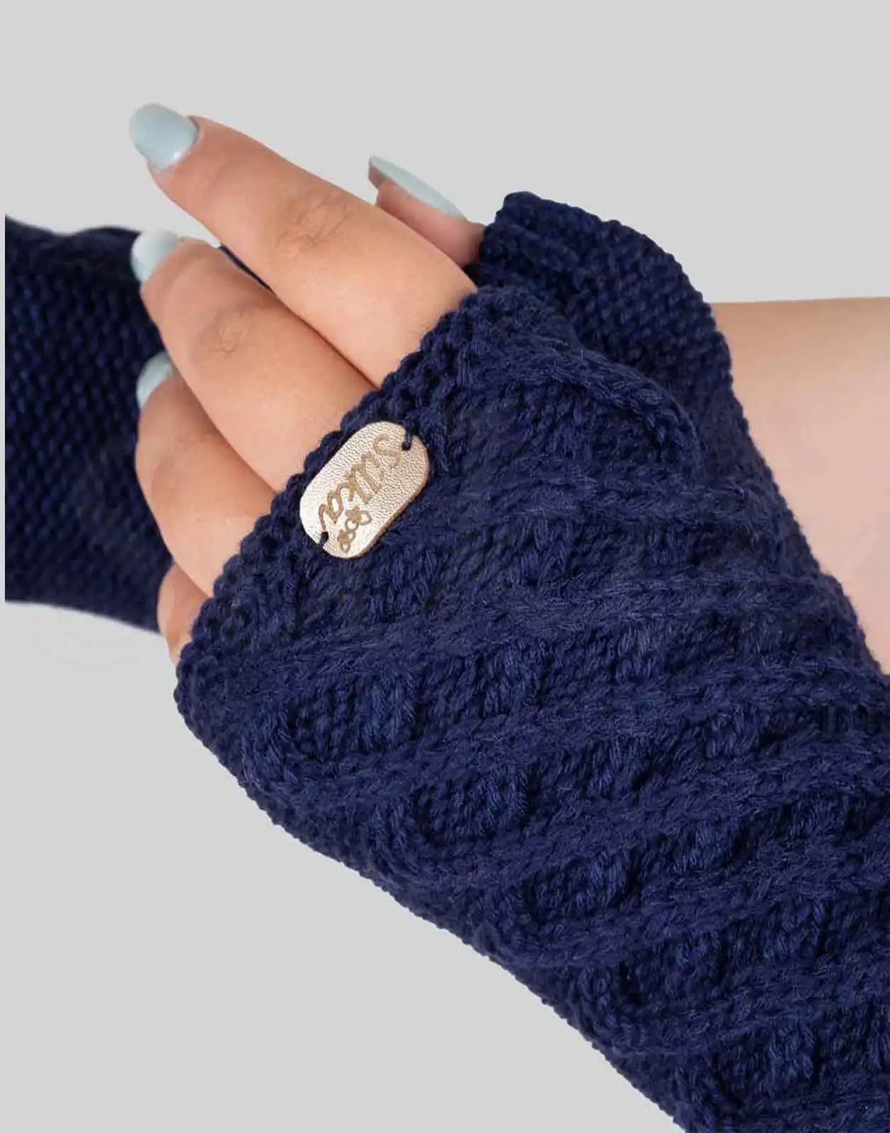 2 ساق دست بلند کاموا طرح لوزی سیلکا