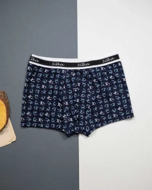 شورت مردانه نیم پا طرح دلفین سیلکا