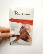 جوراب زنانه زیر زانو مشکی ساده