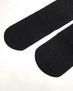 جوراب زنانه زیر زانو فیت 15 مشکی ساده