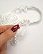 شورت زنانه لامبادا فانتزی مرواریدی