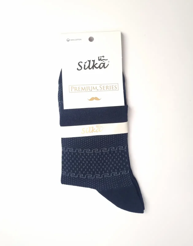 جوراب مردانه کلاسیک نیم ساق کاوه سیلکا