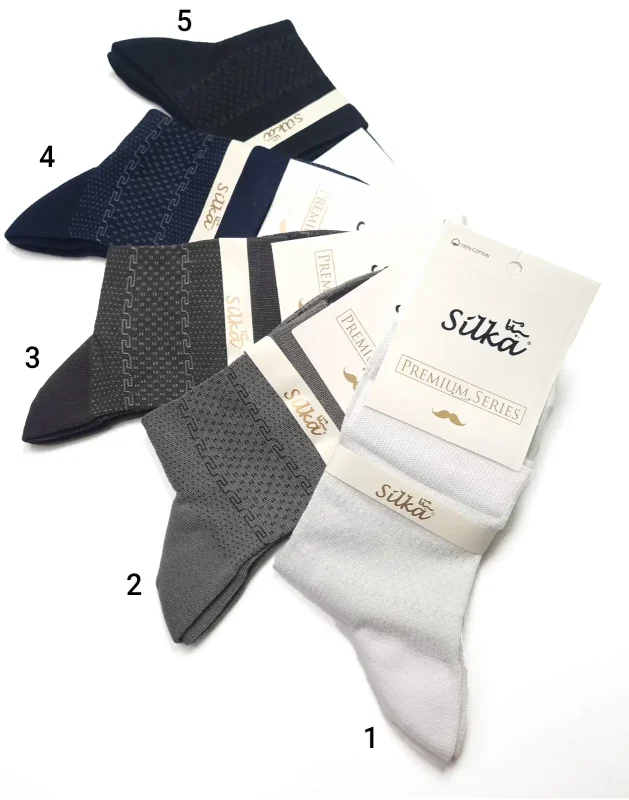 جوراب مردانه کلاسیک نیم ساق کاوه سیلکا