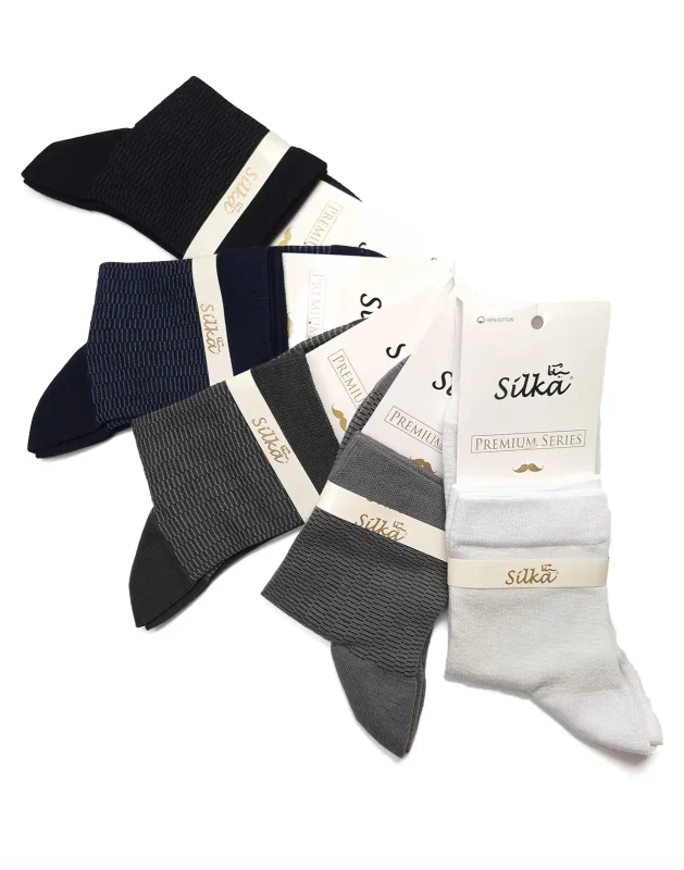 جوراب مردانه کلاسیک نیم ساق کاوه سیلکا (کپی)